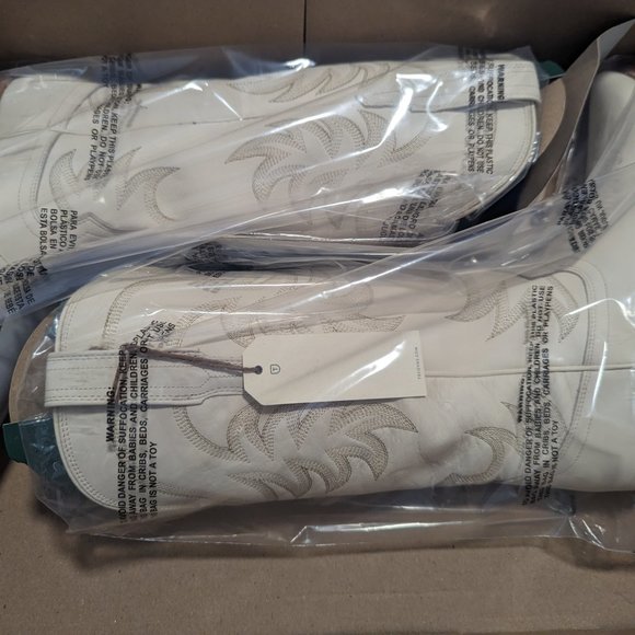 BRAND NEW Tecovas The Annie - Bone - Size 8 - Picture 2 of 13